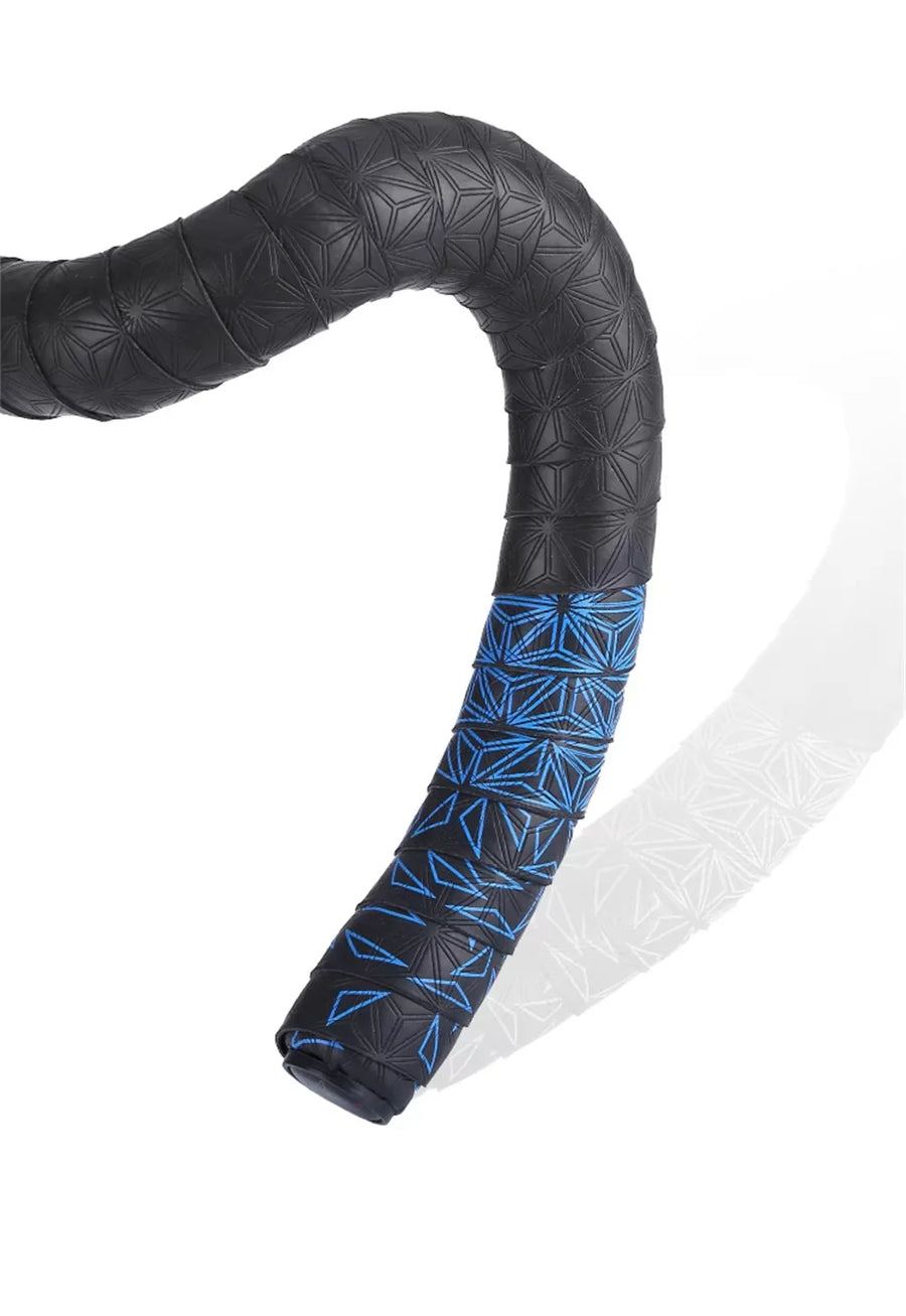 Cinta de manillar PU azul