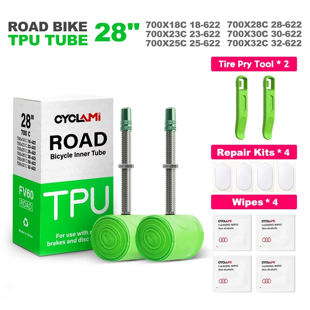 Cámaras TPU ultraligeras 700c