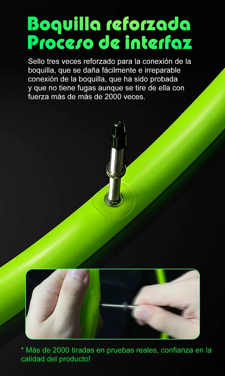 Cámaras TPU 700c, detalle 5