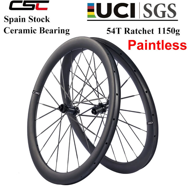 Ruedas de carbono CSC D08CL 50 mm